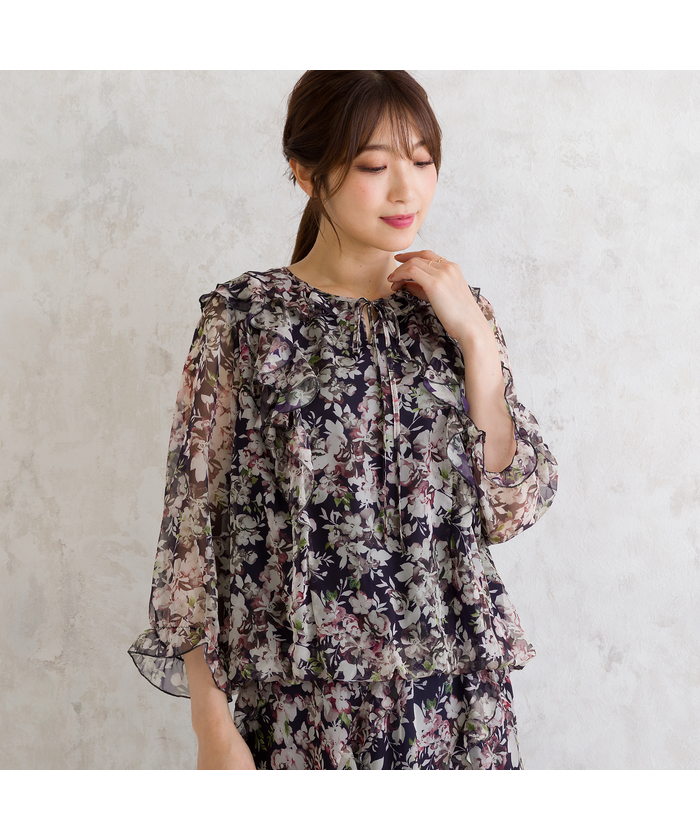 セール 50%OFF】【セットアップ可】フラワープリントバルーン