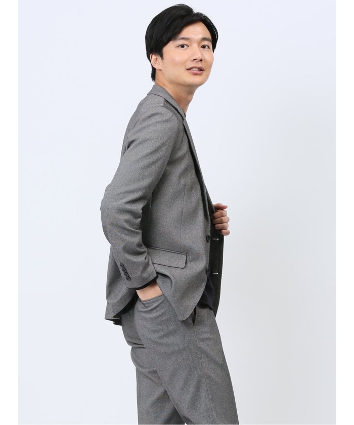 上質カシミヤ100％ 高級 ソフト エレガンス 紳士 ジャケット XL/50 VELVETEEN NOTCHED LAPEL LONG JACKET(M Black): S'YTE｜THE