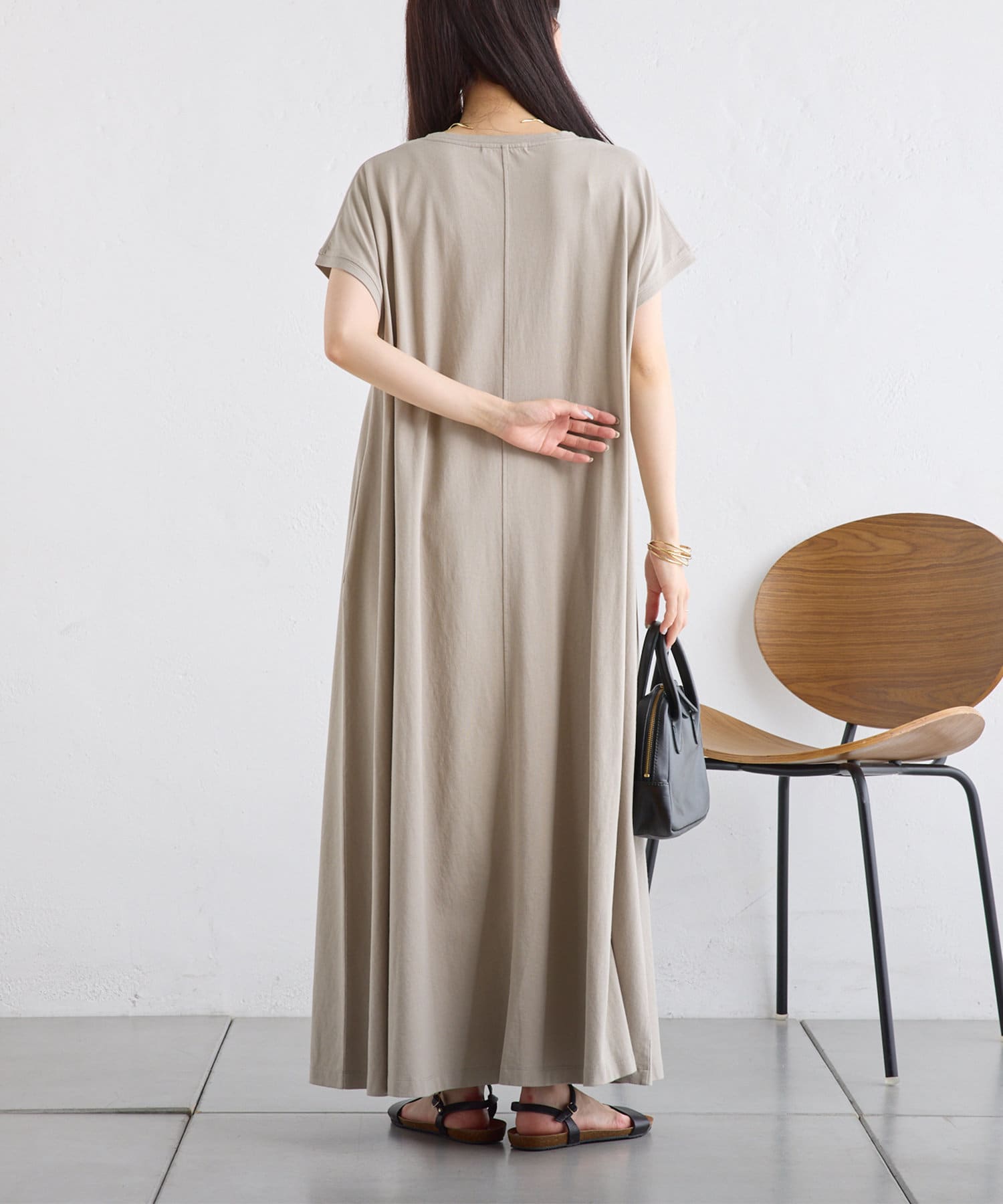 PARIS『PAULE KA』女度高めシルエットの綺麗柄”極上コットンワンピ