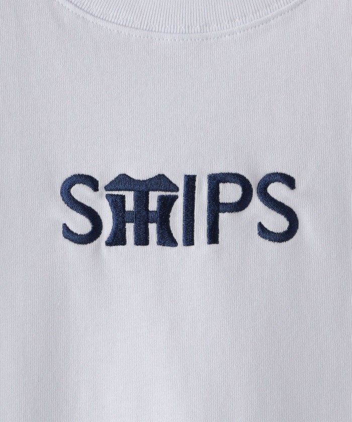 SHIPS KIDS:100～140cm / 阪神タイガース ビッグ SHIPSロゴ T