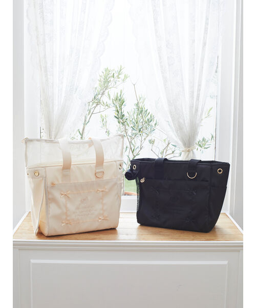 ロゴ刺繍キャリー2Wayバッグ｜ファッション通販のSTRIPE CLUB