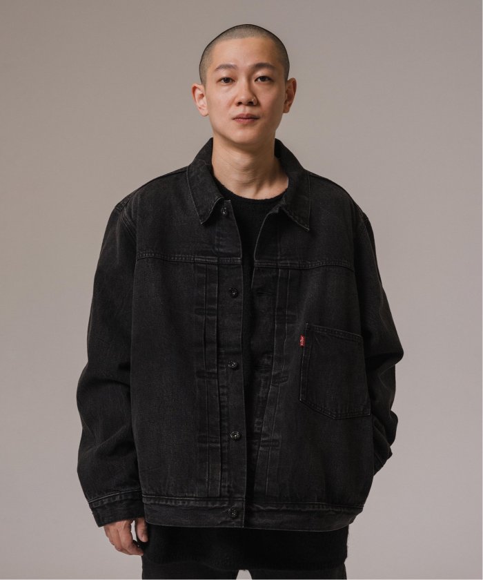 EDIFICE 別注Levi’s Type 1 Trucker Jacket Levi's(リーバイス) 30th 別注 Type 1 Trucker Jacket BLACK