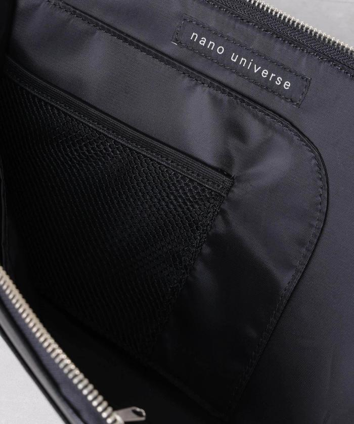 【美品】nano universe フェイクレザーブリーフ　ビジネスバッグ フェイクレザーブリーフバッグ（ビジネスバッグ）｜NANO
