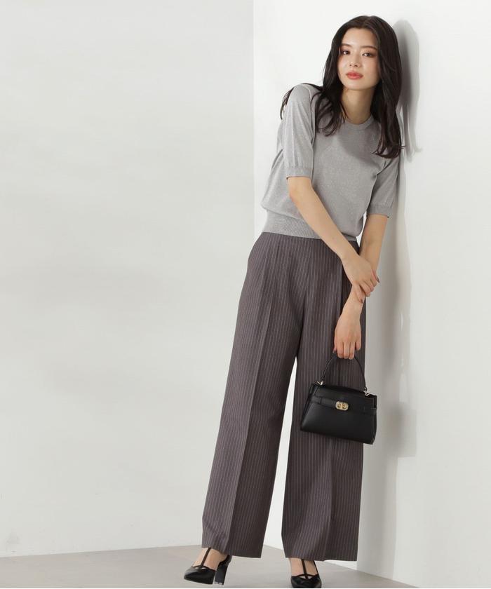 セール】タックワイドパンツ24AW(506491583) | プロポーション