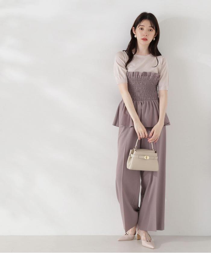 セール】タックワイドパンツ24AW(506491583) | プロポーション