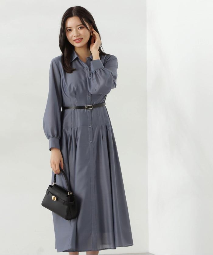 大人気！まとめ一覧 クーポン】【セール 60%OFF】切り替えタックシャツワンピース ワンピース