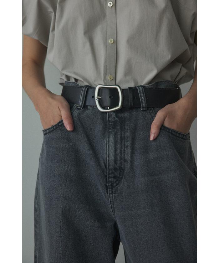 undulation buckle belt(506574130) | ブラックバイマウジー undulation buckle belt(506574130) | ブラックバイマウジー