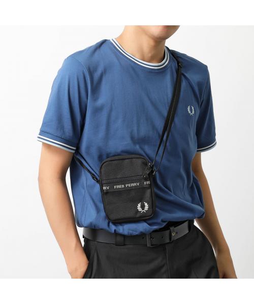 FRED PERRY ブラック ショルダーバッグ L7299 セール 12%OFF】FRED PERRY ショルダーバッグ Fred Perry Taped
