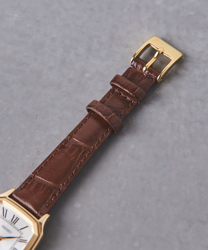 別注】＜SEIKO＞スクエア レザー 腕時計(504390501