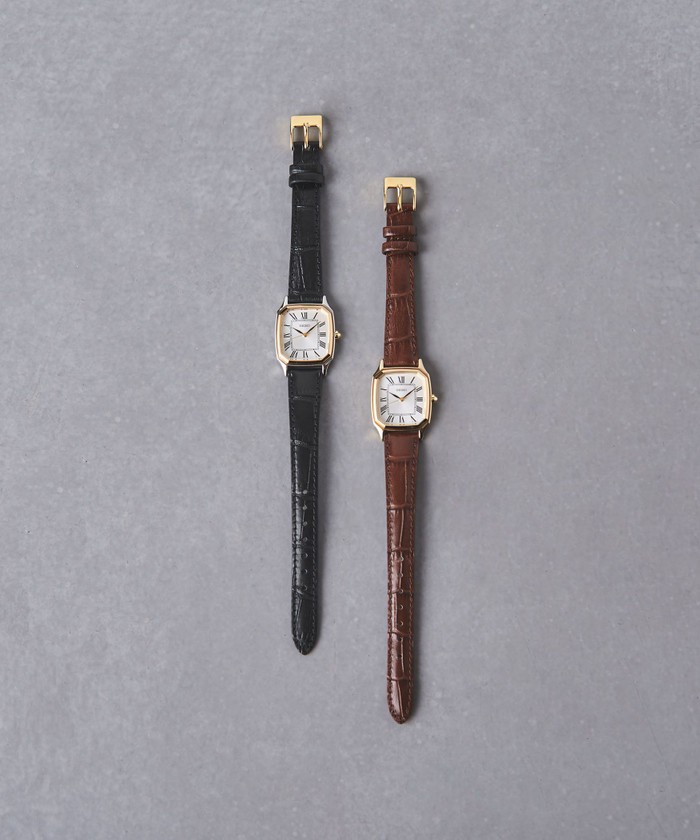 別注】＜SEIKO＞スクエア レザー 腕時計(504390501
