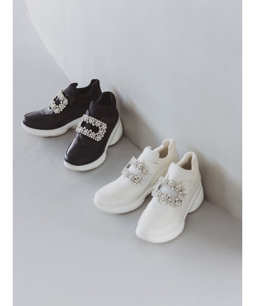 極美品 セルフォード パンプス オフホワイト ビジュー アイボリー SHOES（シューズ）｜CELFORD（セルフォード）の通販サイト【公式】
