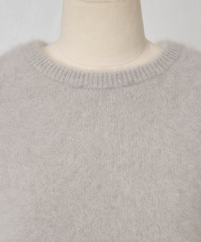 BEARDSLEY ファーニットポンチョ ネイビー 新品未使用 ビアズリー BEARDSLEY ファーニットポンチョ新品未使用