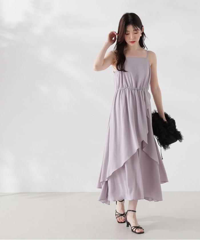 セール 60%OFF】テープヤーンニット×キャミワンピースセット24AW