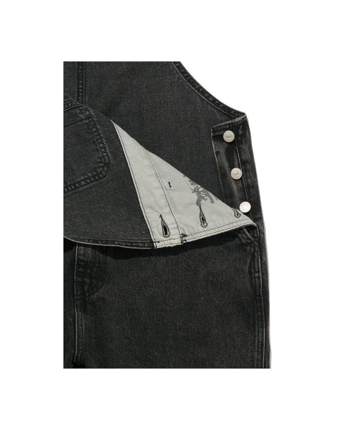 クーポン】【セール 30%OFF】オーバーオール ブラック DARKLY