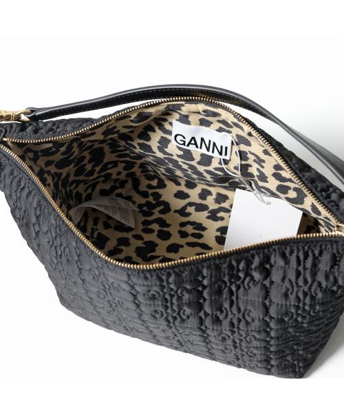 GANNI バッグ BUTTERFLY MEDIUM POUCH SATIN A5217 5893