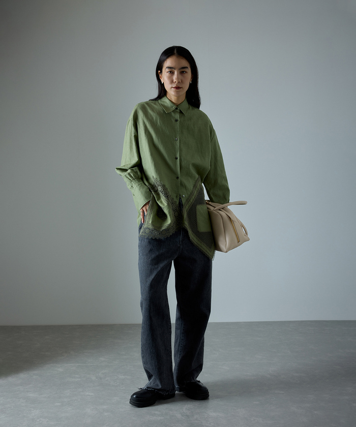 ROBERTA SCARPA レザーファーコート ブラウン USA8 レザーハーフコート ダークブラウン