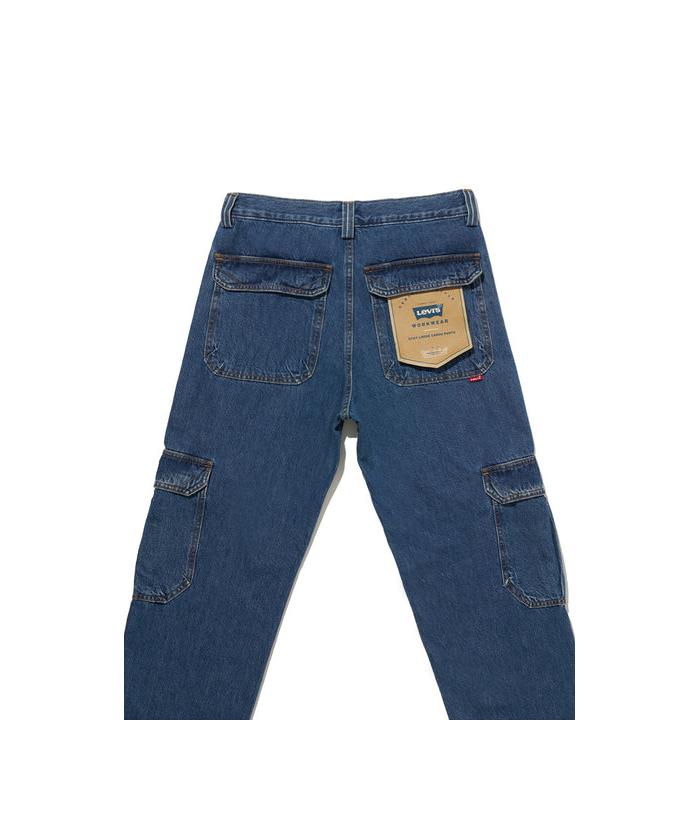 美品 LEVI'S リーバイス STAY LOOSE カーゴ デニム テーパード セール】STAY LOOSE カーゴ ミディアムインディゴ(506596512