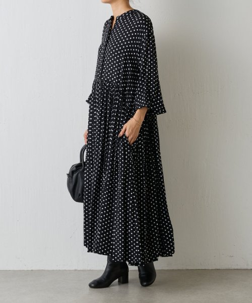 3サイズ展開》ドットギャザーワンピース(506598395 