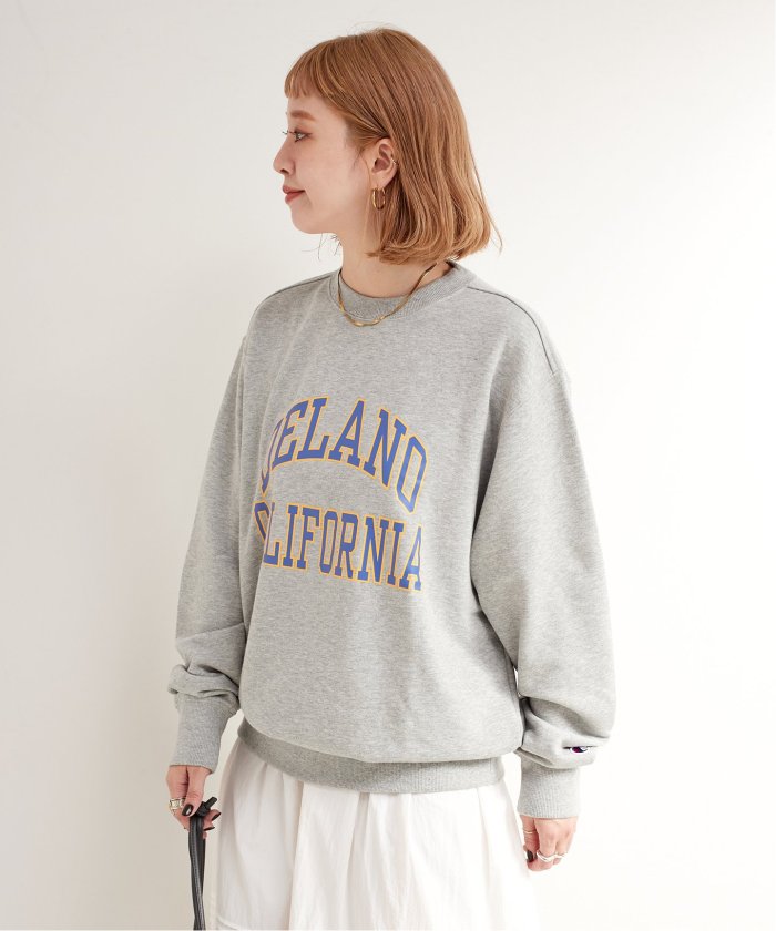 セール 50%OFF】Champion/チャンピオン 別注 プリント裏毛プル