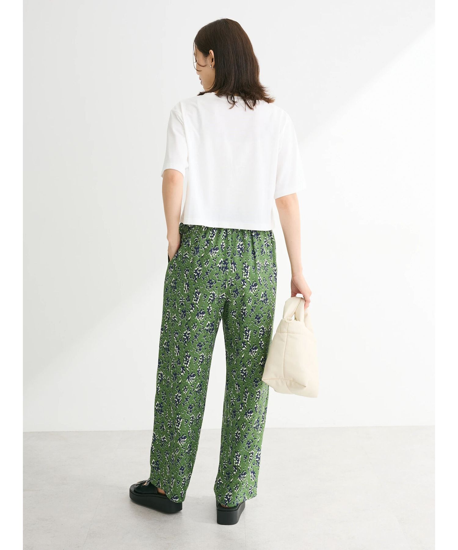 パンツ greens セール 50%OFF】グリーン パークス Green Parks イージー柄