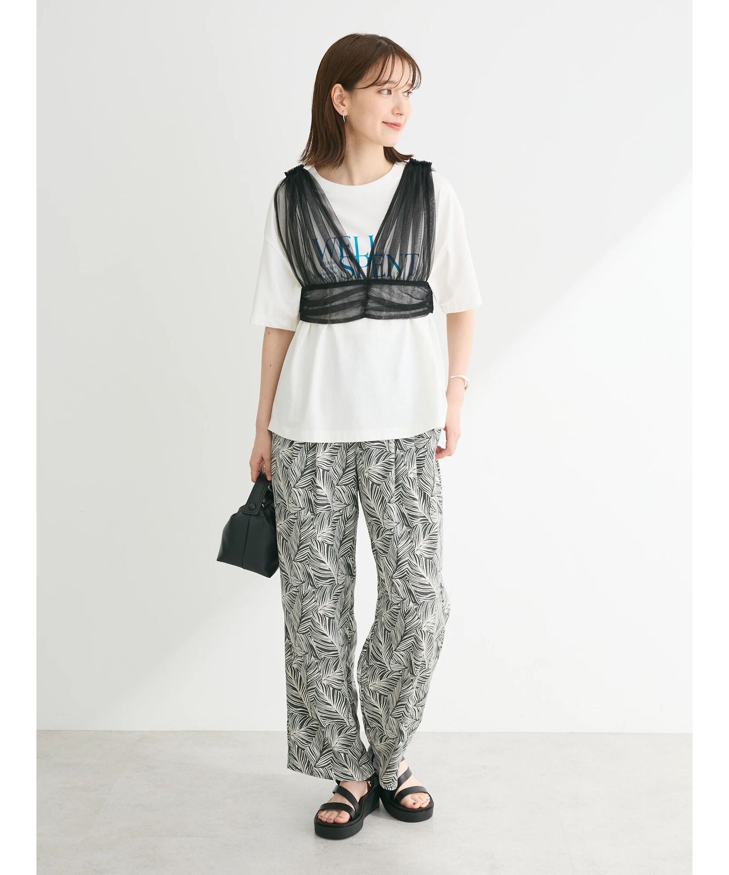 パンツ greens セール 50%OFF】グリーン パークス Green Parks イージー柄
