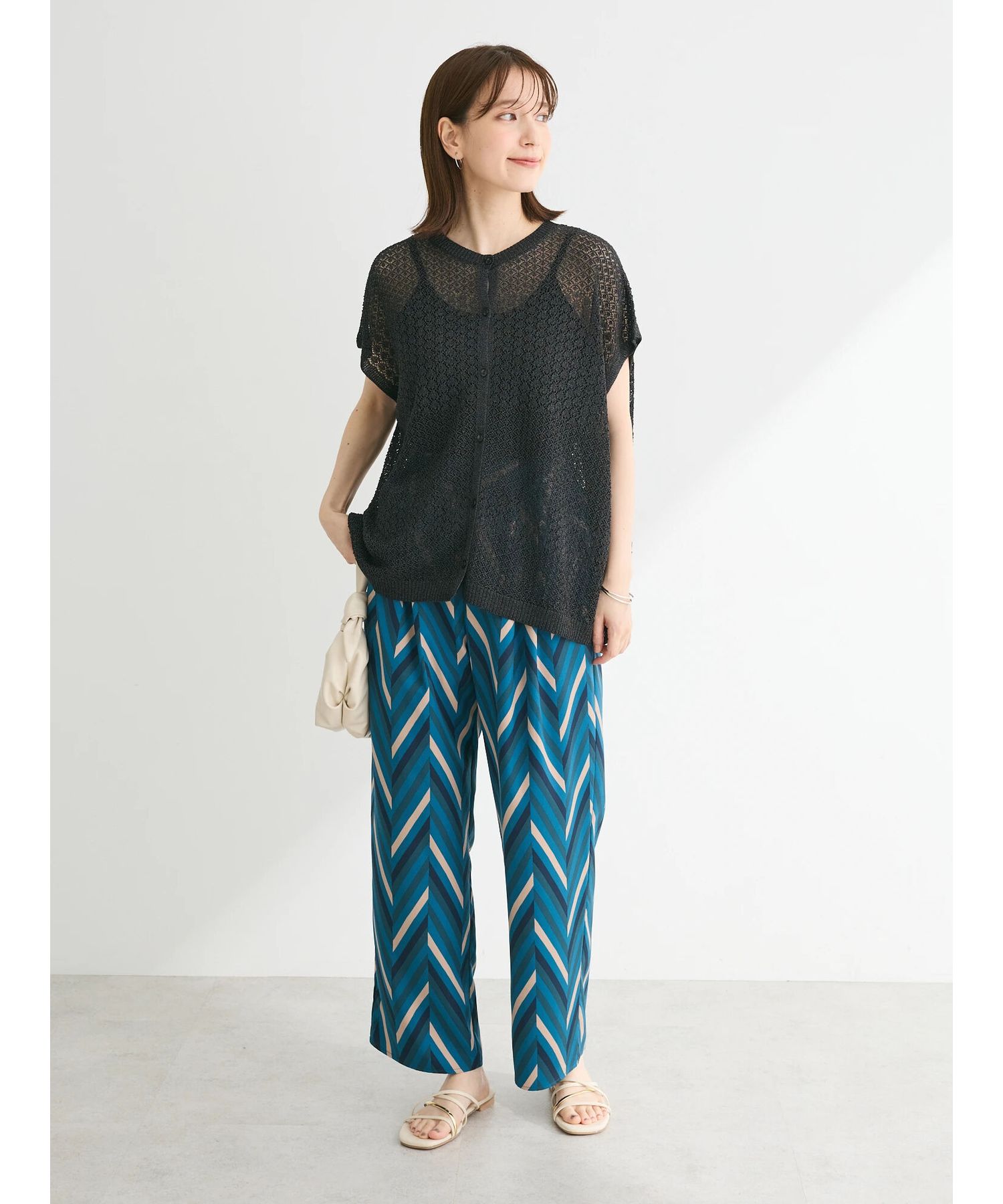 パンツ greens セール 50%OFF】グリーン パークス Green Parks イージー柄