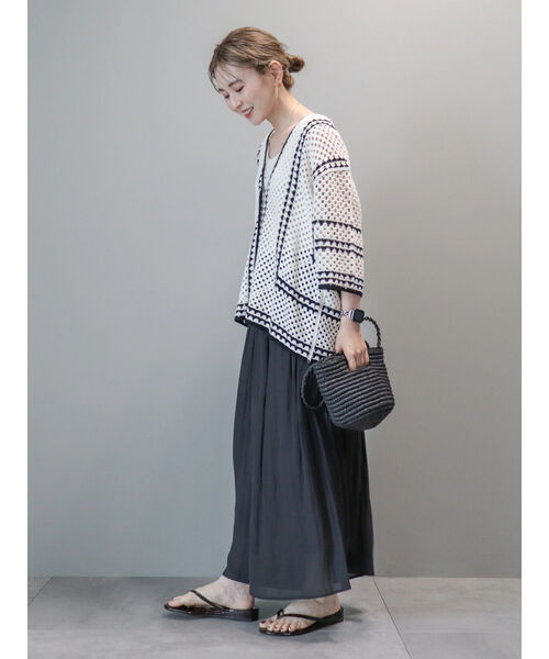 vintage クロシェ チュニックカーディガンTORO vintage クロシェ チュニックカーディガンTORO