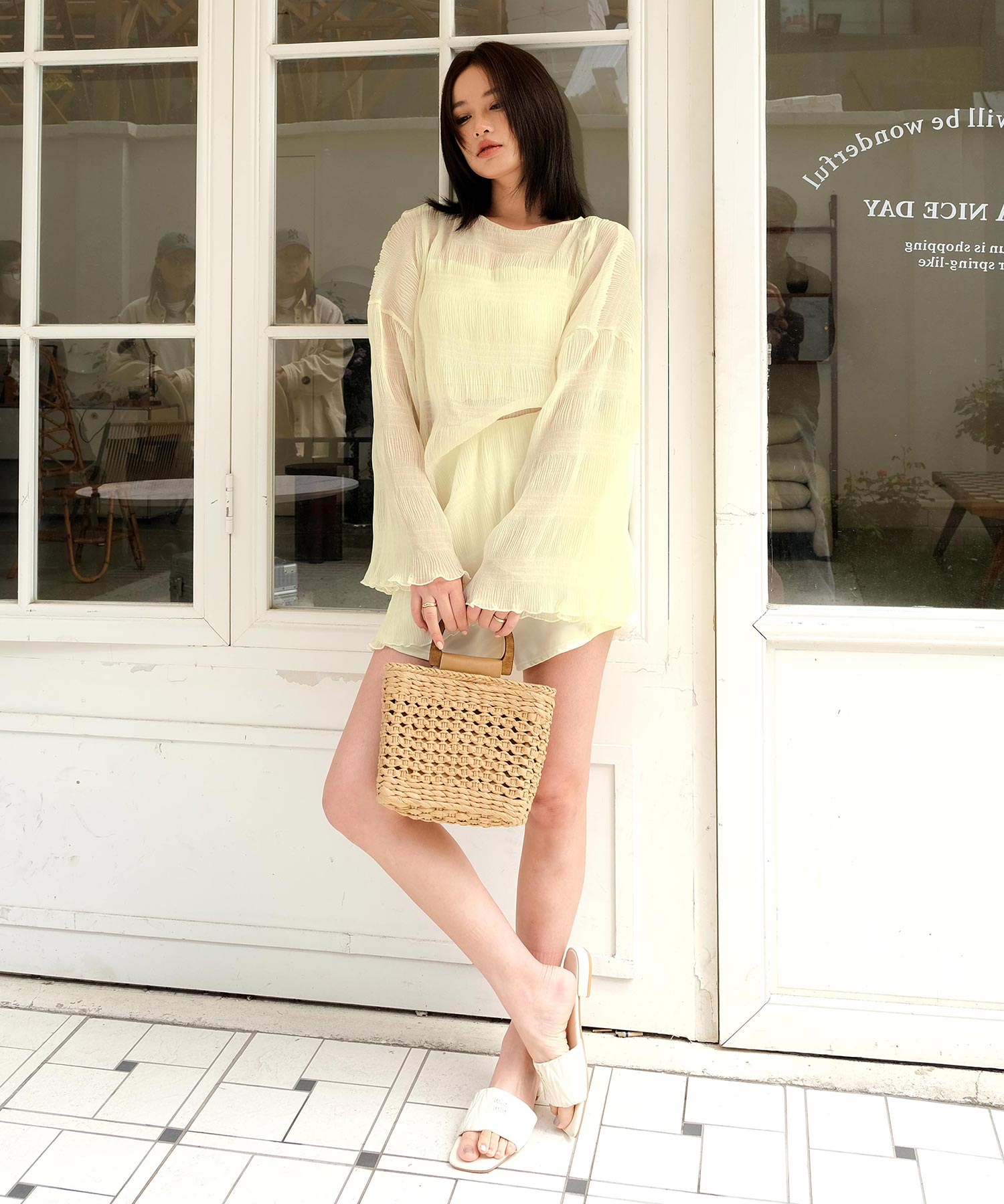 セール】オシャレボ OSYAREVO 【ネット限定】シアートップス付き