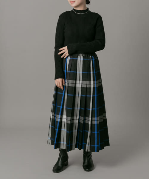 セール 50%OFF】『低身長向けも展開』チェックプリーツイージー セール 50%OFF】『低身長向けも展開』チェックプリーツイージー