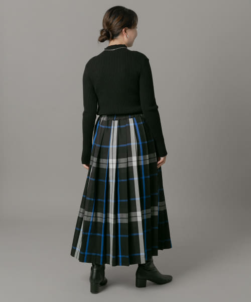 セール 50%OFF】『低身長向けも展開』チェックプリーツイージー