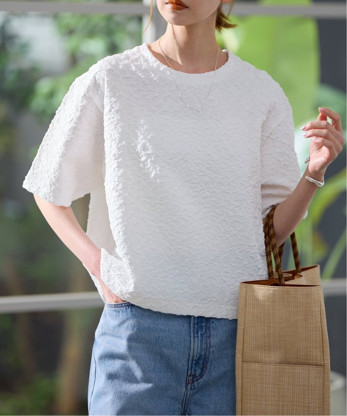 追加2》シャーリングハーフスリーブTシャツ（Tシャツ