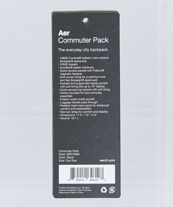 別注】 ＜Aer＞ COMMUTER PACK/バッグ(503484212