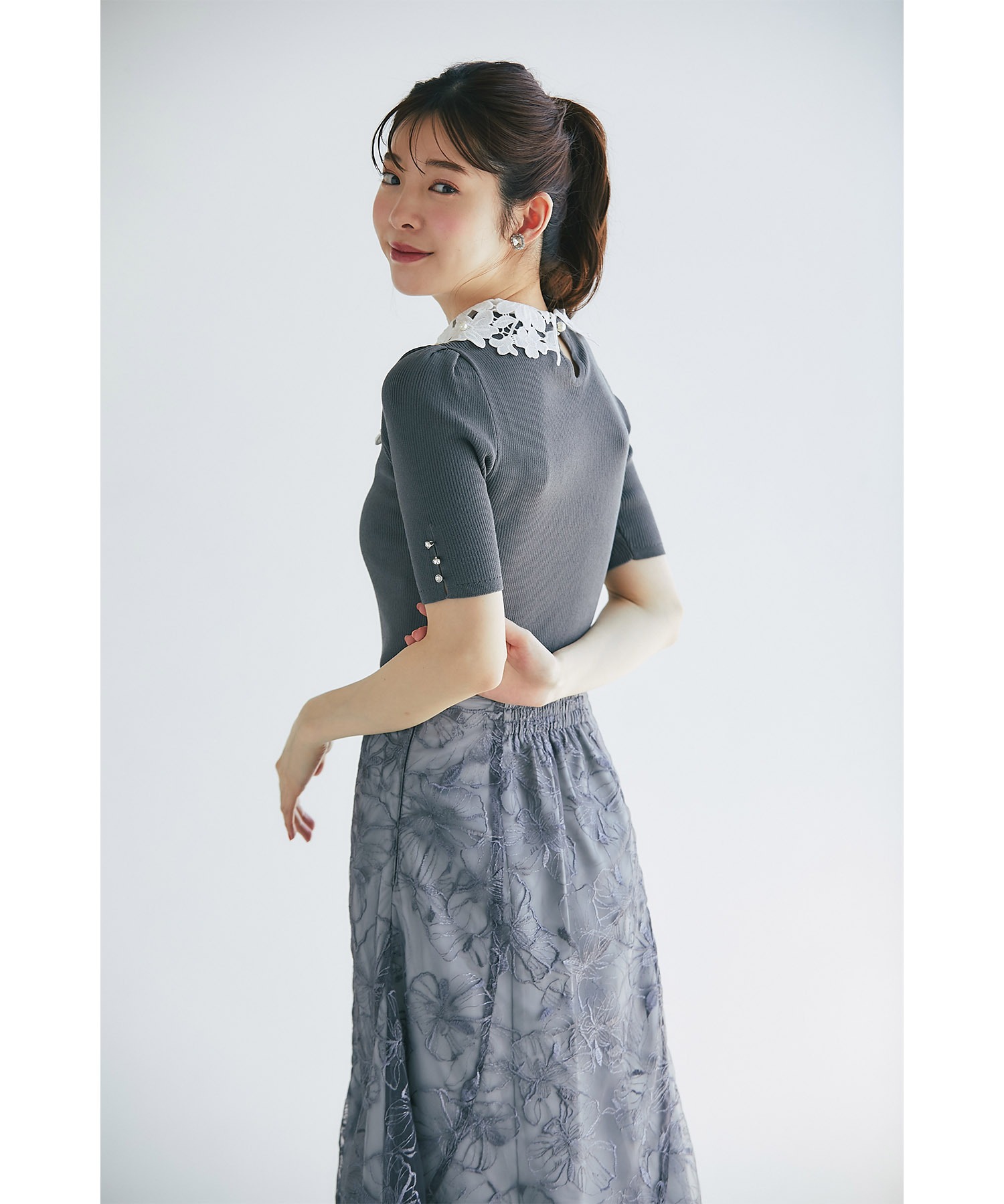 トッコ クローゼット リュクス tocco closet luxe 2WAYフラワー トッコ クローゼット リュクス tocco closet luxe 2WAYフラワー