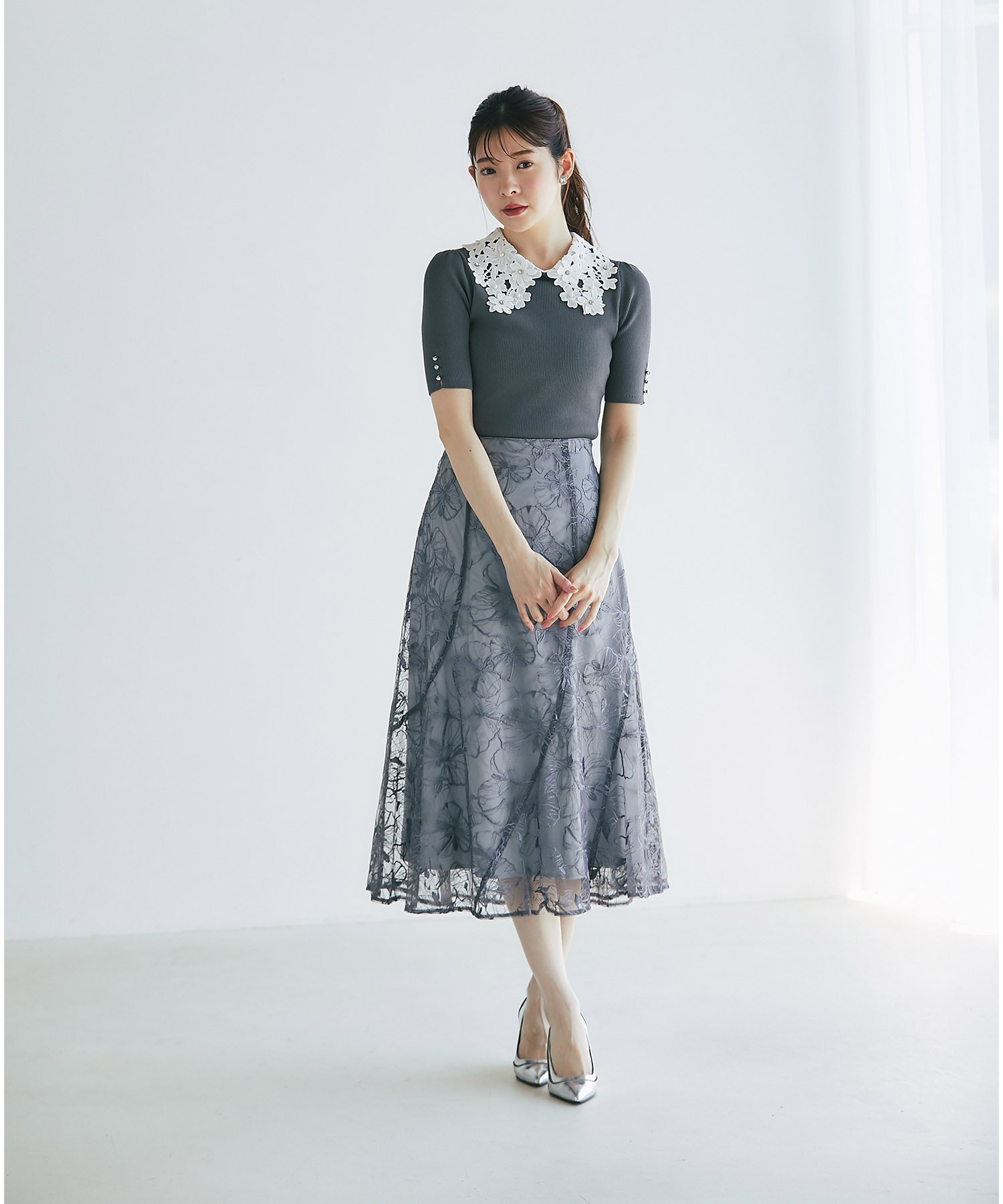 トッコ クローゼット リュクス tocco closet luxe 2WAYフラワー トッコ クローゼット リュクス tocco closet luxe 2WAYフラワー