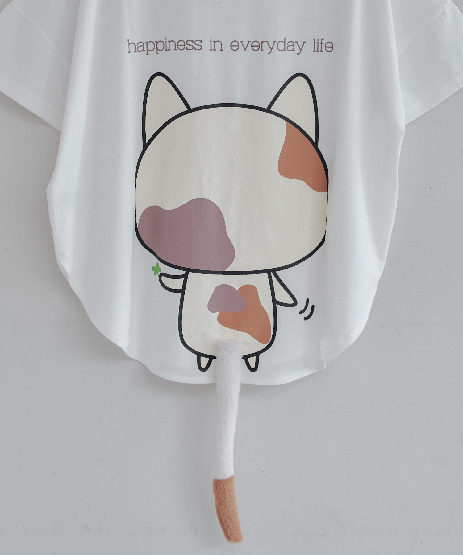 クーポン】ゆるキャラ尻尾T トップス Tシャツ アニマル