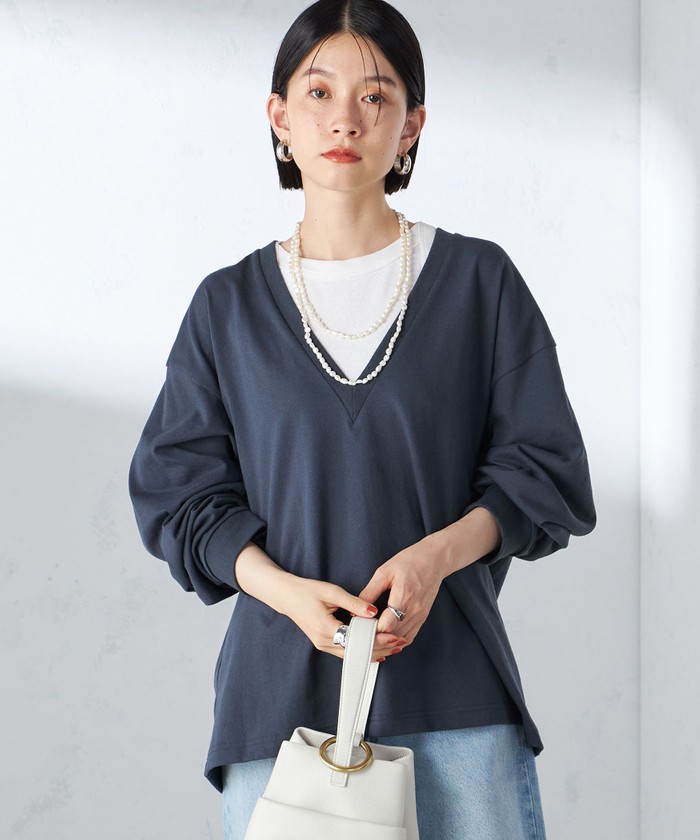 海外ファッションブランド通販サイト【公式】 セール V 30%OFF】【SHIPS別注】onit:〈手洗い可能〉ディープ レディースウェア