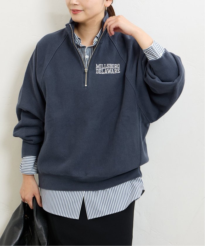 セール 30%OFF】別注【CHAMPION/チャンピオン】ハーフジップロゴ