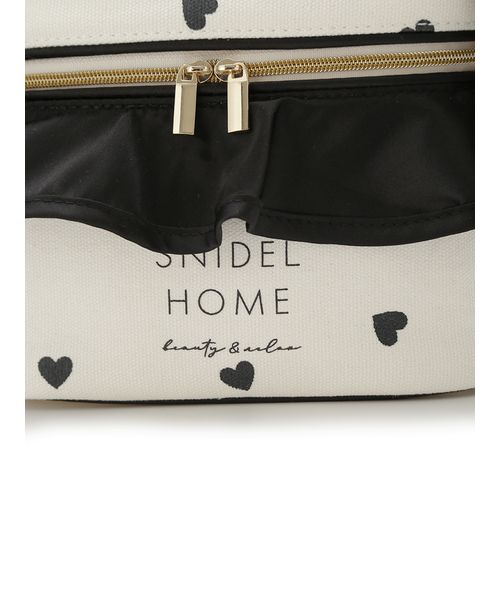 キャンバスバニティポーチ（HEART）(506611032) | SNIDEL HOME