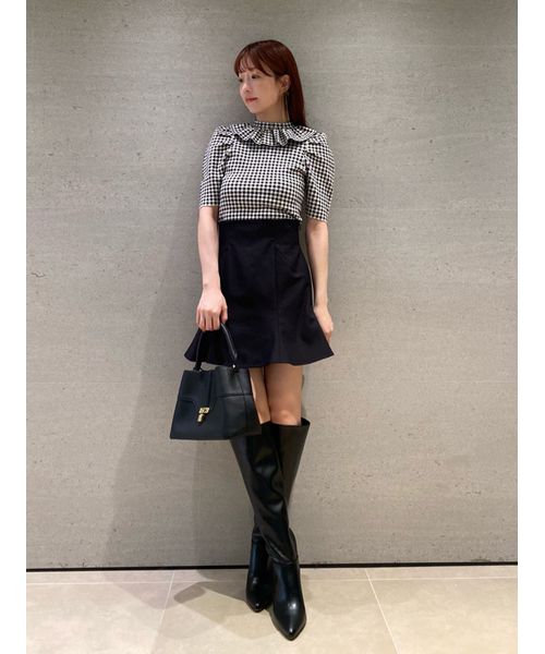 セール 50%OFF】ヘムフレアスカショーパン(506612565 セール 50%OFF】ヘムフレアスカショーパン(506612565