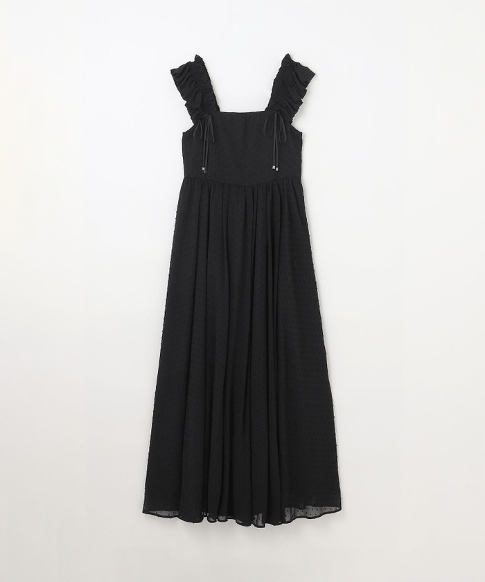 セール 50%OFF】ドットジャガードノースリーブワンピース