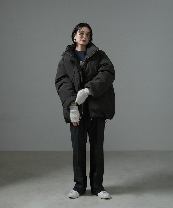 SALON adam et rope&#39; - GREENDOWN（グリーンダウン)[撥水加工]スタンドカラーダウンジャケット SALON adam et ropé(サロン アダム エ ロペ) / [GREENDOWN