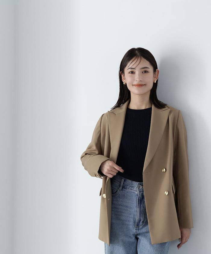 ダブルブレストボクシージャケット 24AW(506514602 ダブルブレストボクシージャケット 24AW(506514602