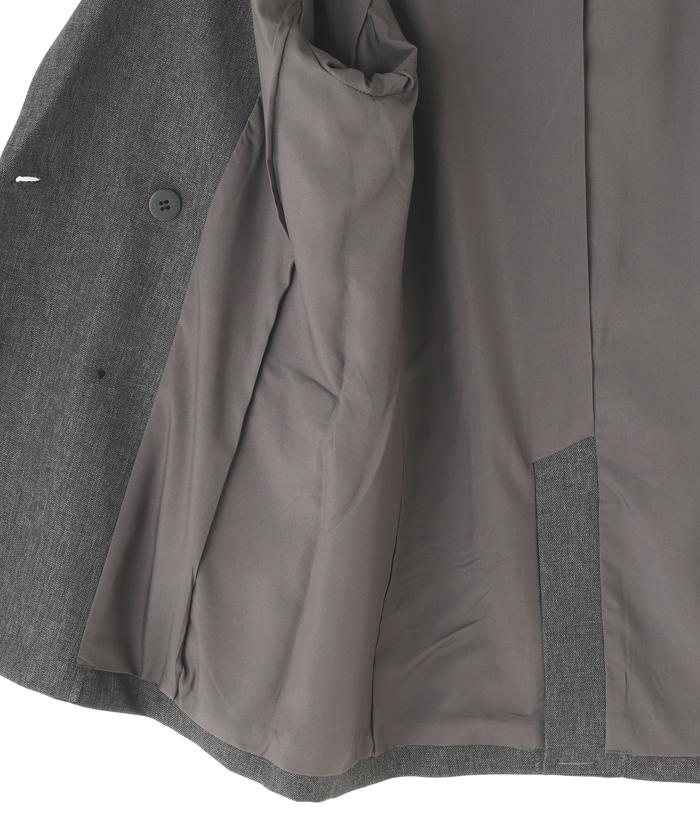シャークスキン SETUP ダブルブレストジャケット 24AW(506567583