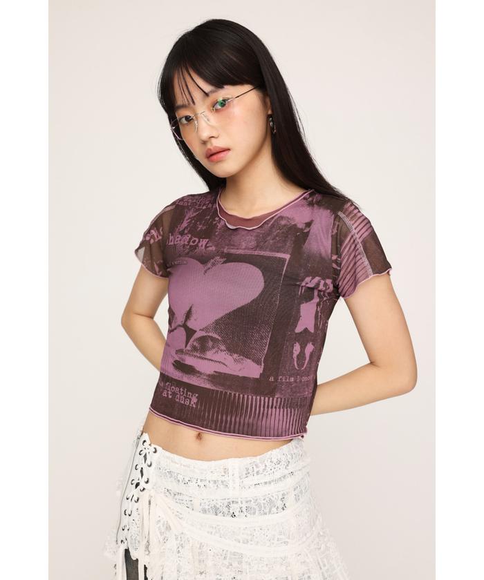 サリーさん専用 PRINTED SHEER トップス(506616095) | スライ(SLY) - d fashion