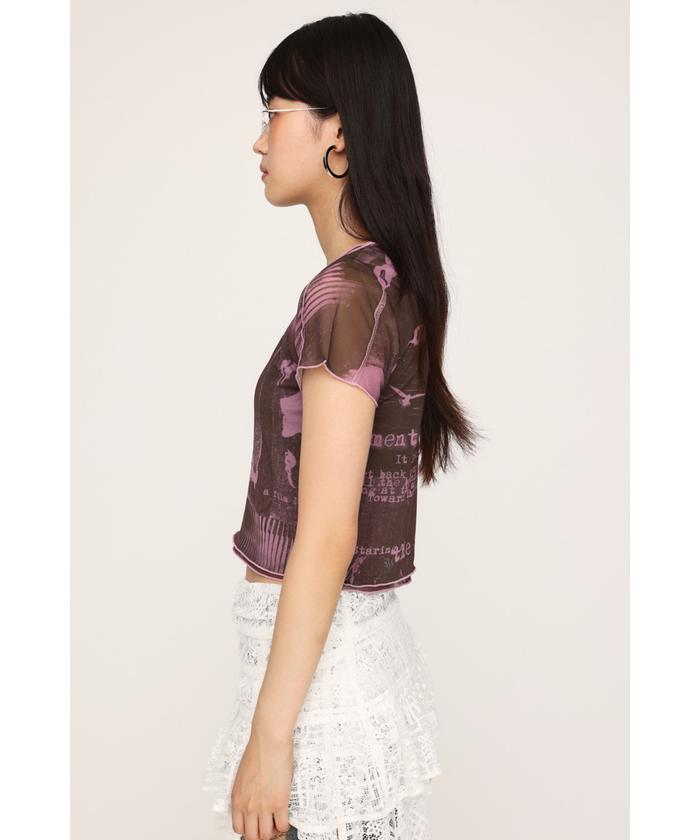 サリーさん専用 PRINTED SHEER トップス(506616095) | スライ(SLY) - d fashion