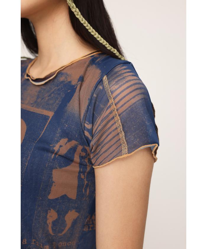 サリーさん専用 PRINTED SHEER トップス(506616095) | スライ(SLY) - d fashion