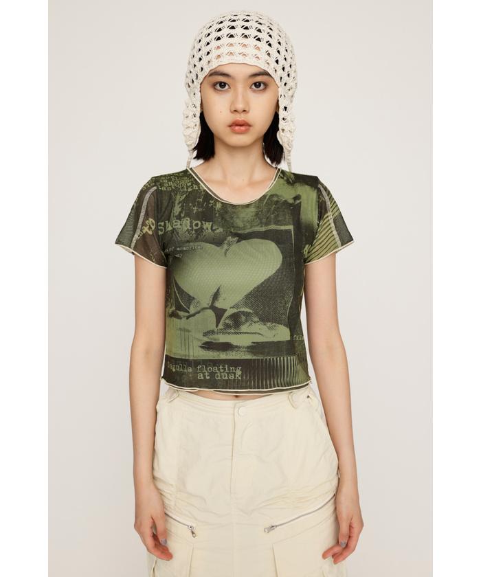 サリーさん専用 PRINTED SHEER トップス(506616095) | スライ(SLY) - d fashion