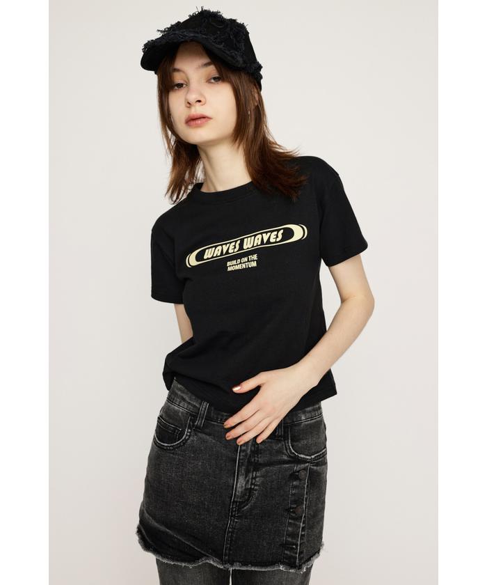 FRONT PRINT COMPACT Tシャツ(506616096) | スライ(SLY) - d fashion
