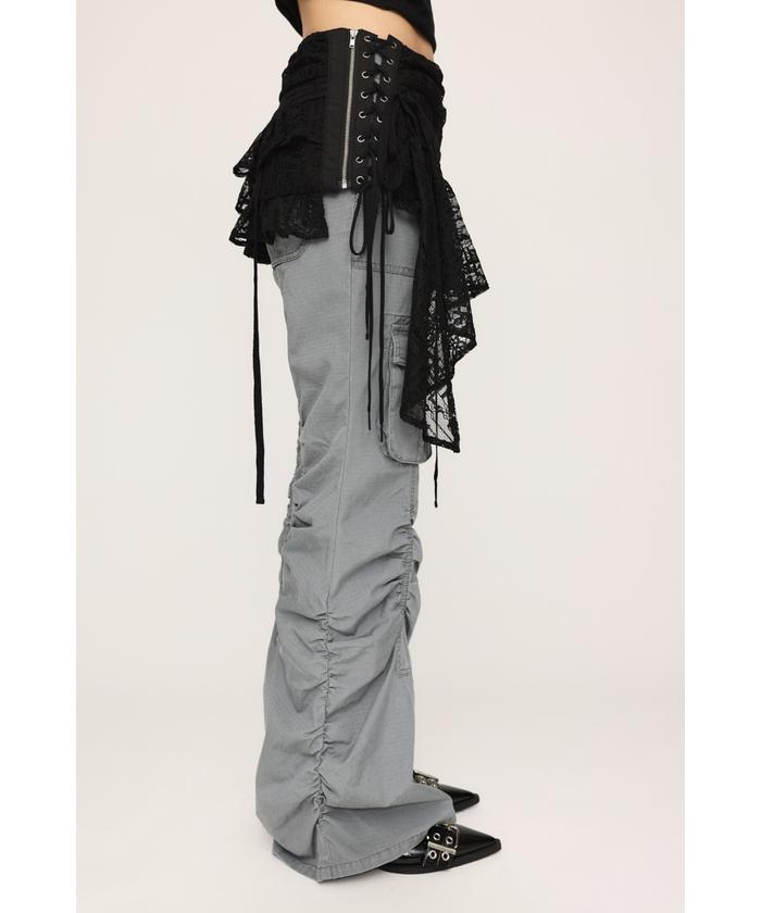 送料無料 通販  ベルト(506616103) SKIRT ASYMMETRY UP LACE | d - スライ(SLY) 小物