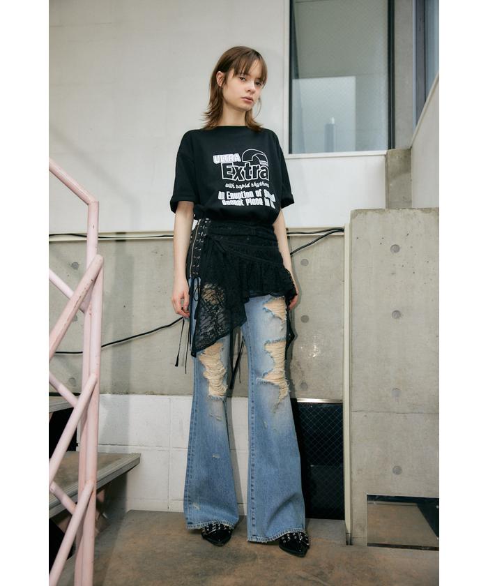 LACE UP ASYMMETRY SKIRT ベルト(506616103) | スライ(SLY) - d